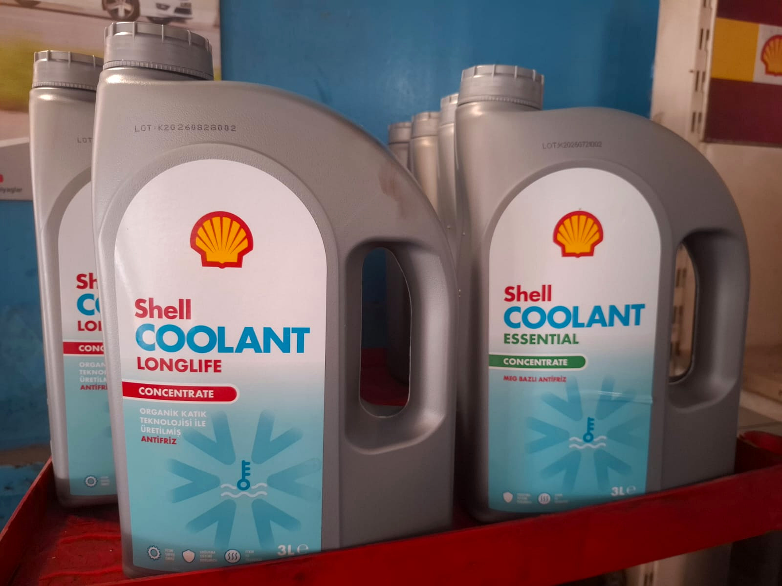Shell soğutma sıvısı ve antifriz ürün grubu